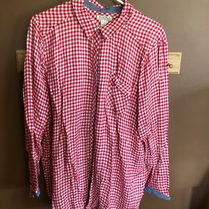 Women gingham blouse